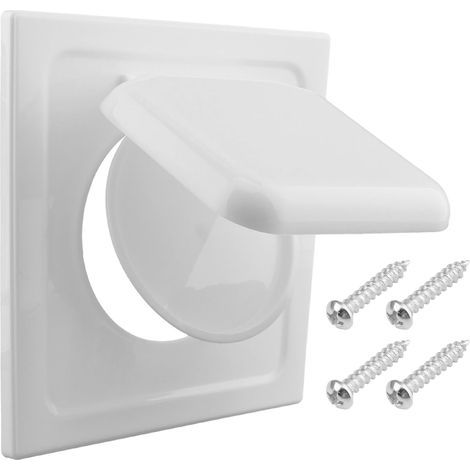 Exterior vent cover for double-door dryers for 10.2 cm dryer vent tube, exterior wall outlet cover (1/5)