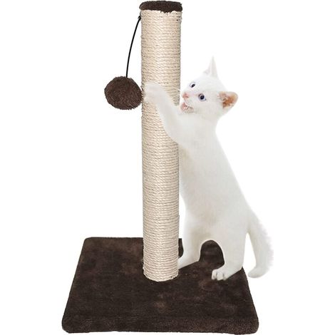 Grand Arbre à Chat avec griffoir Marron 42 cm (1/3)