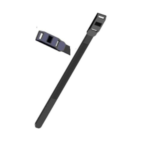 Colliers de serrage Rilsan Noir 360 mm x 9 mm – Lot de 100 pièces – Résistance aux intempéries – Homologué EDF HN33 S 62 – Elemat