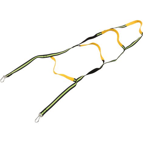 Échelle de corde d'embarquement verte, légère, robuste et portable, pour bateau ou yacht. Échelle à 4 marches. (1/5)
