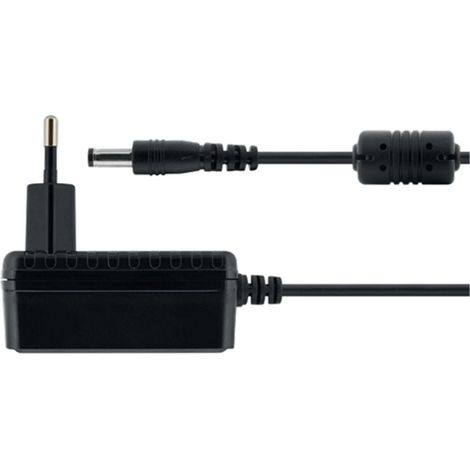 DELTACO Mains adapter, 100-240V AC 50-60Hz to 5V DC, 3A, 1.5m - Black