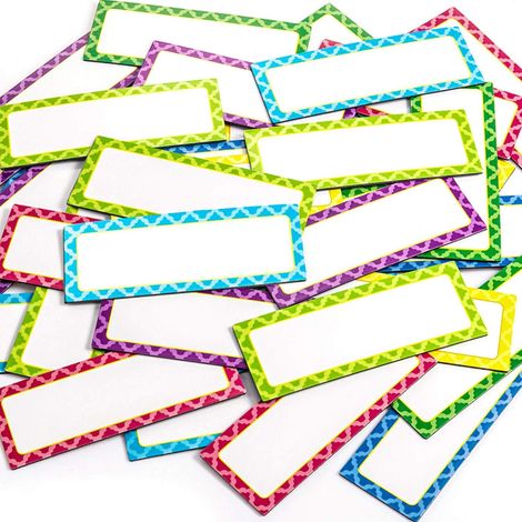 Étiquettes Magnétiques Effaçables - Surface Réinscriptible Pour Tableau Blanc Et Réfrigérateur - Lot De 40 Pièces (1/5)