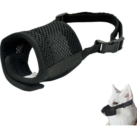 Small Dog Muzzle - Anti Bite Muzzle for Small Dogs, Soft Breathable Mesh Dog Muzzle for Leash, Leash Ring, Daily Use and Travel (XS) (1/5)