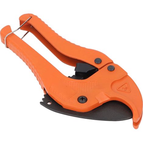 Coupe-tuyau PVC 42 mm 1 5/8 po ciseaux à crémaillère compacts pour bricolage maison et plombier en acier allié (1/5)