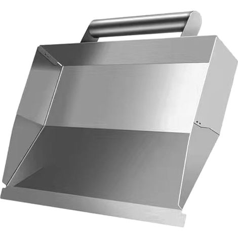 Leistungsfähige Edelstahl-Glättkelle, Wandputzwerkzeug, Mörtelverteiler für Bürogebäude, Innenwandrenovierung und -dekoration. (1/4)