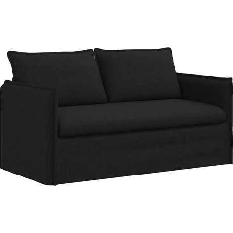 Canapé Noir 156 x 82 x 85 cm tissu (1/5)