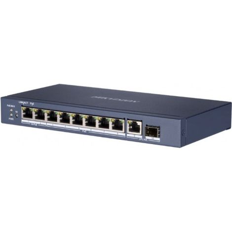 Switch 10 ports dont 8 ports PoE - Hikvision