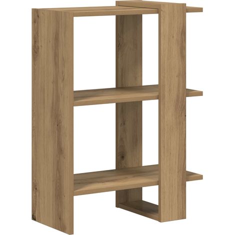 Bookshelf Artisan Oak 52 x 25 x 71.5 cm Engineered Wood vidaXL