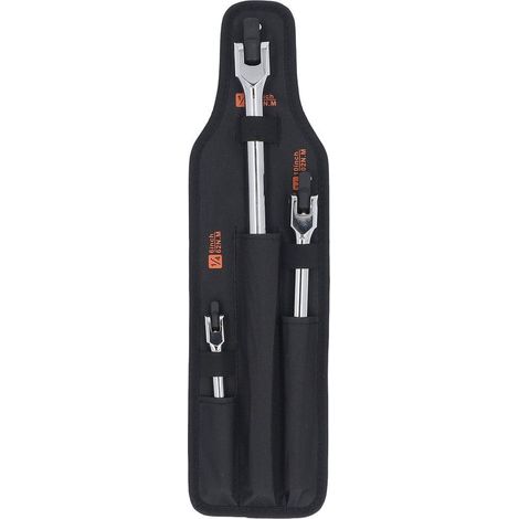 [Ensemble de 3 Démonte-Pneus à tête pivotante] + [Pour mécanique automobile & DIY] + [3 outils, avec sac de rangement] 1/4" 3/8" 1/2" Drive Barres de torsion longue et maniable en acier 45 (1/5)