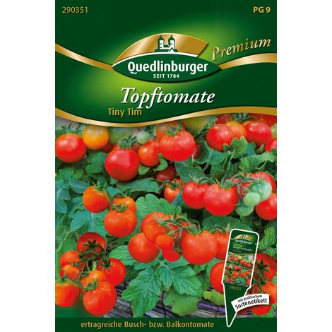 Quedlinburger Topftomate Tiny Tim - Gemüsesamen (1/2)