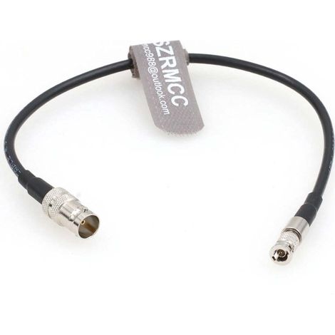 Câble Coaxial Vidéo UHD 4K BNC Femelle vers Micro BNC Haute Densité 75ohm pour 12G-SDI HDR Monitor (1/3)