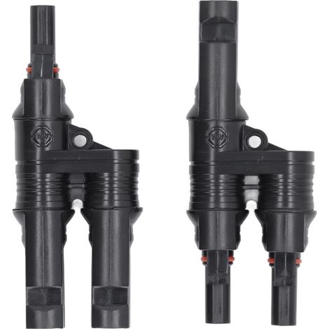 Ortviai Connecteurs Solaires 1000 V CC / 50 A IP67 T & H – Paire Mâle/Femelle avec Boîtier PPO et Âme Étamage Cuivre (1/5)