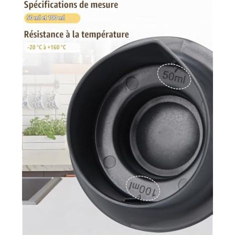 Gobelet doseur pour Thermomix TM6 et TM5, couvercle du gobelet doseur TM5/TM6 (1/3)
