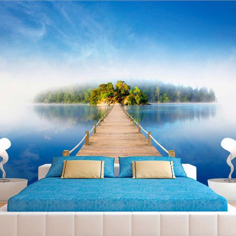 Papier peint ile tropicale - 150 x 105 cm (1/4)