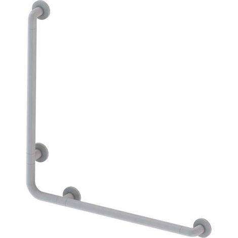 Corrimano angolare di sicurezza per bagno 78x78 KV1501 bianco (1/3)