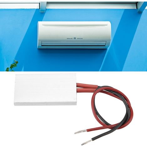 Plaque chauffante thermostatique avec élément chauffant PTC et boîtier en aluminium de 50 x 28,5 mm (220 V/230 °C) (1/3)
