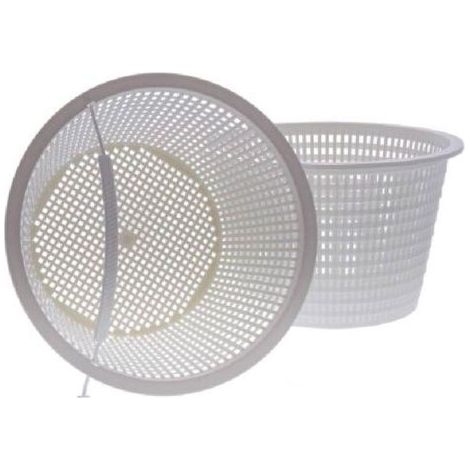 Panier de rechange en plastique pour écumoire de piscine (lot de 2) - Élimine les feuilles et les débris - Hauteur : 8 po (1/3)
