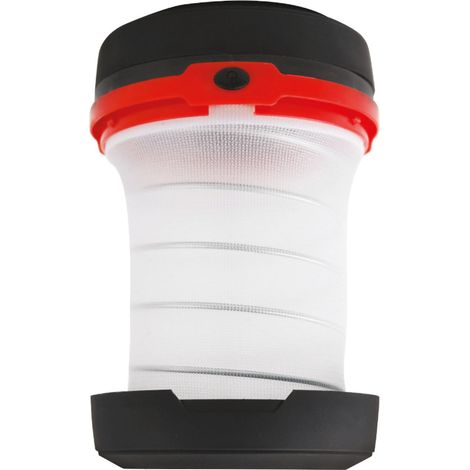 Lampe Strend Pro Camping, faltbar, Campinglaterne, 3xAA, rot, 8,5x5/13 cm (1/2)