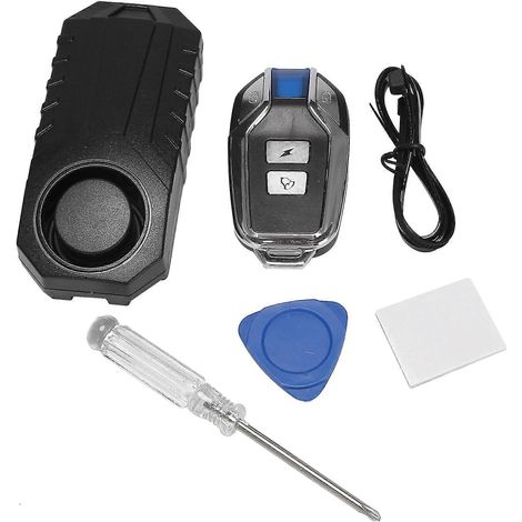 Alarme antivol sans fil ultra-puissante de 113 dB pour motos et vélos avec télécommande (Wa-YuJia) (1/5)