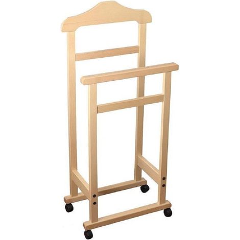 Indossatore da camera in legno massello ELEGANCE NATURALE (1/6)