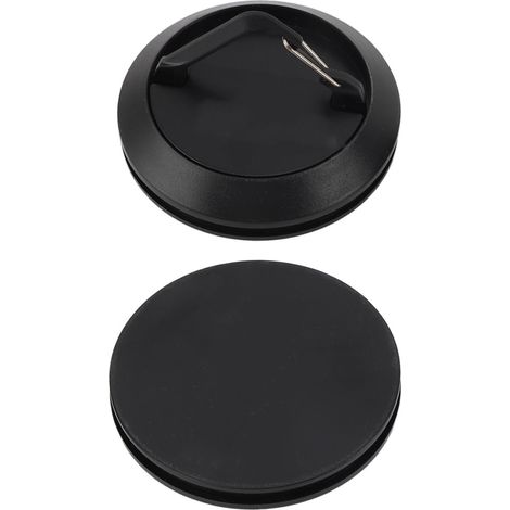 Gancio magnetico per tenda, facile da installare, forte ventosa per lanterne a LED, corde da campeggio, nero. (1/5)