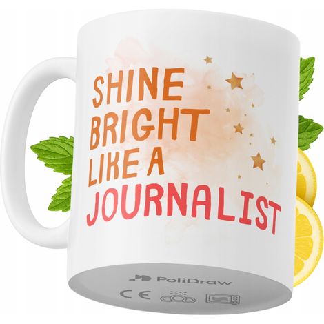 Lustige Kaffeetasse für Journalisten mit witzigem Textdesign – ideal für Geburtstage, Namenstage und Feiertage. Hochwertige Tasse für besondere Anlässe im Büro oder Homeoffice. Farbe: Weiß, 330 ml.