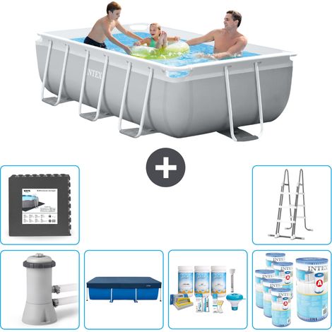 Intex Piscina Prism Frame Rectangular - 300x175x80 cm - 7-piezas  SCB31 (1/5)