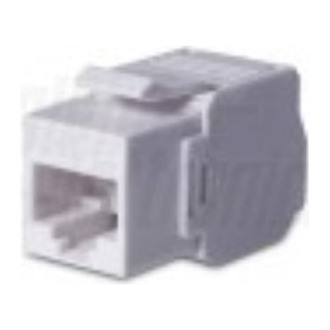 Presa keystone 8P8C RJ45 UTP Cat 6a bianca (1/5)
