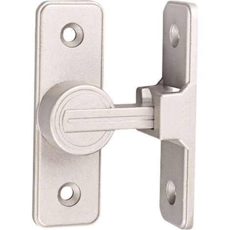 Serrure A Loquet - Verrouillage À 90° Pour Porte Coulissante En Aluminium - Pour Chambre À Coucher Et Pièces Privées - 1 Pièce (1/5)
