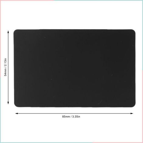 Carte NFC - Puce NTAG216 - Mémoire 868 Octets - Compatible Android - Noir - 85 x 54 mm - 10 Pièces (1/5)