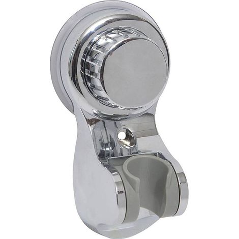 Handbrausehalter mit saugnapf oder zur befestigung - chrom - Tendance