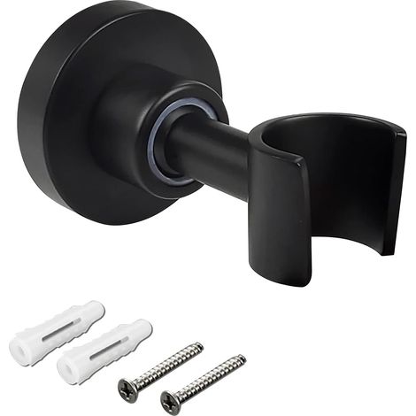 Support de douche, acier inoxydable 304 pour pommeau de douche Réglable à 360 ° Avec Vis d'installation (1/5)