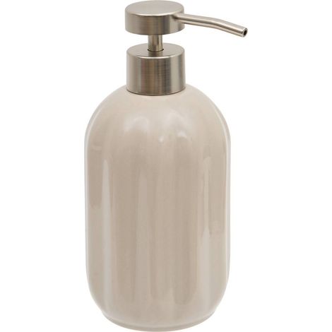 Colorama-seifenspender aus keramik, 450 ml, beige - 5five (1/2)