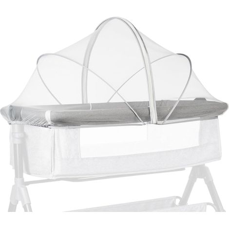 Babybett-Sicherheitsnetz – Atmungsaktives und faltbares Kinderbettnetz – Luftiges und faltbares Material für Camping, Nickerchen, Reisen, Kinderwagen und Laufstall (1/5)