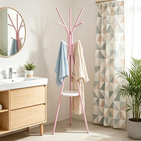 Porte-manteau en forme de trépied, porte-manteau élégant pour salon (porte-manteau uniquement) (1/5)