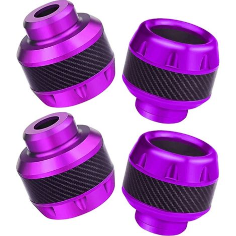 Protezione per ruota di moto, struttura in lega, vestibilità universale, 4 pezzi, viola A (1/2)
