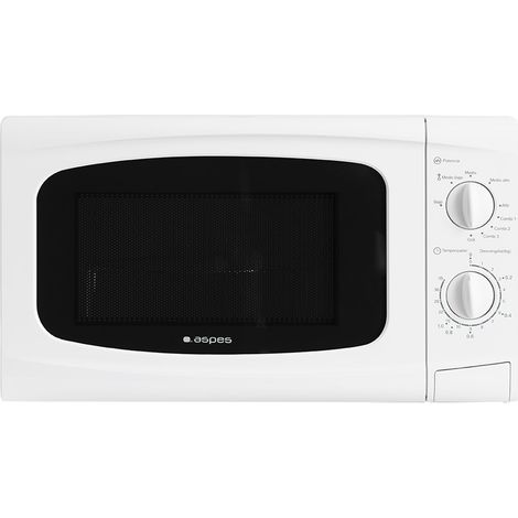 Aspes AMW120G microondas Encimera Microondas combinado 20 L 700 W Blanco (1/2)