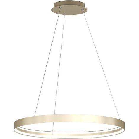 Lampadario moderno top light malika 1216 s80 oc led cct switch 7639lm oro