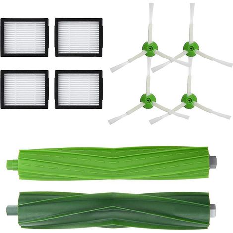 10pcs Accessories Replacement Kit Compatible With For Irobot Roomba Series I7 I7+ I7 Plus And E5 E6 E7 Vacuum Cleaner (1/5)