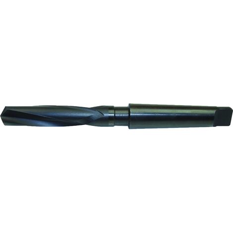 Foret hélicoïdal HSS DIN 1870 type N droit Noir Diamètre 50 mm Cône MK 4 605 mm Longueur 405 mm, Foret à Métaux pour Perceuse, Carbure pour Acier Trempé