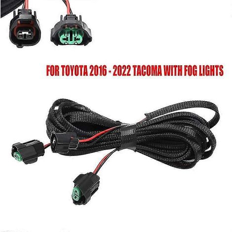 Originaler Nebelscheinwerfer-Kabelbaum für Toyota Tacoma 2016–2022 (Teilenummer: 8211404010, 82114-04010) für H11- und H16-Glühbirnen