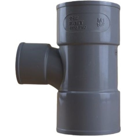Té pied de biche réduit PVC 87°30 Femelle Femelle Ø50 réduit Femelle Ø32 - First Plast (1/5)