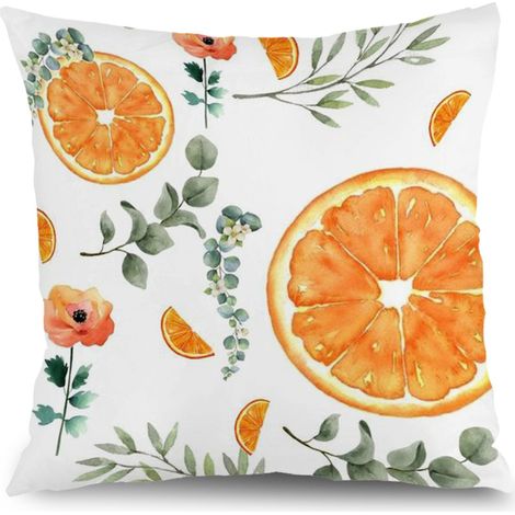 Housses de coussin floral style ferme, décoration maison élégante,50×50cm (1/5)