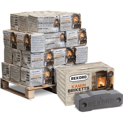 Rekord Braunkohlebriketts 10kg x 30 Paket 300kg
