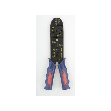 Herramienta del electricista kwb 403100 mango bicomponente función pelado