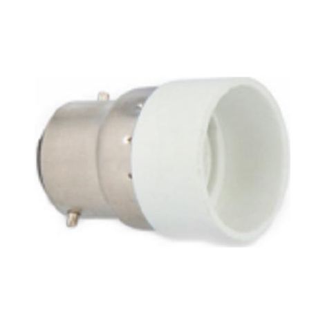 cofi1453® B22 auf E17 Sockel Fassung Adapter LED Lampensockel Lampenfassung Erweiterung 230V für LED Leuchtmittel Glühirnen, Halogen Lampen Licht B22 auf E14