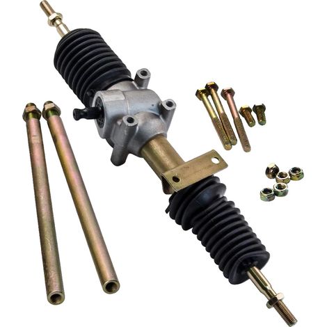 Crémaillère de direction assistée et pignon, compatible avec RZR 800, matériau en acier, longueur 88 cm, poids 3,74 kg, construction durable
