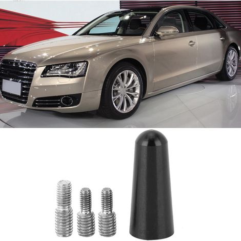 Antenne à tige filetée courte de 3 cm, cache décoratif pour toit, adaptateur auto/radio (1/5)