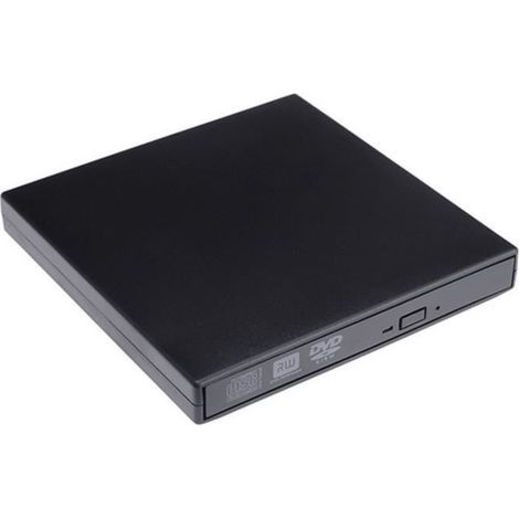 Lecteur DVD Combo CD CD-RW USB 2.0 pour Ordinateur Portable/Ordinateur Portable/Bureau pour Apple iMac Dell Acer HP ASUS ,Noir (1/4)
