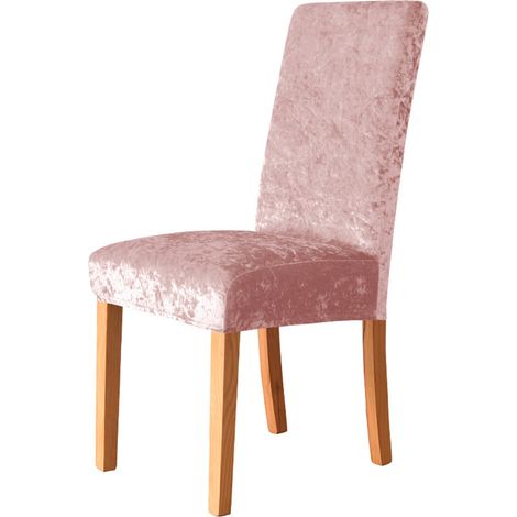 Chaise extensible pour la maison ou l'hôtel, style flanelle, dossier mi-haut, ensemble de chaises, housse de chaise multifonctionnelle (1/5)